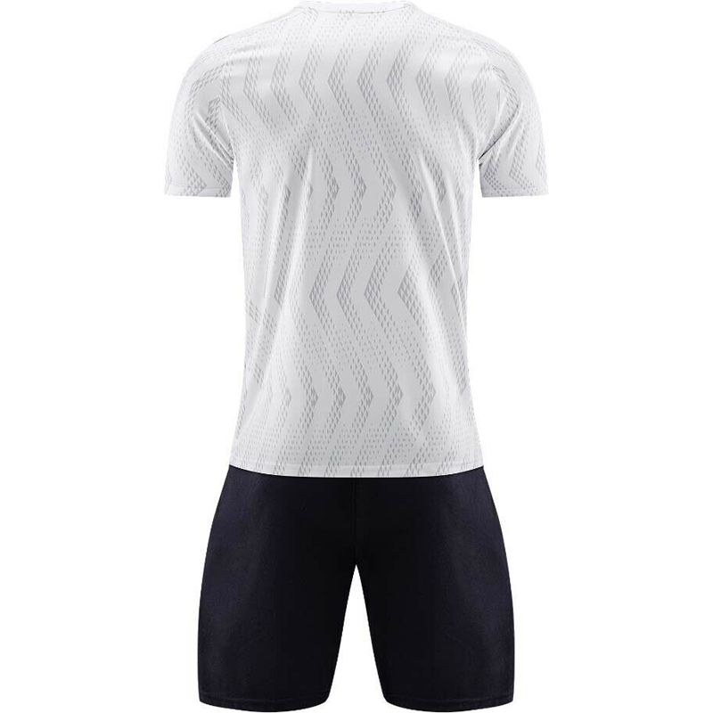 White & Black Soccer Unifom