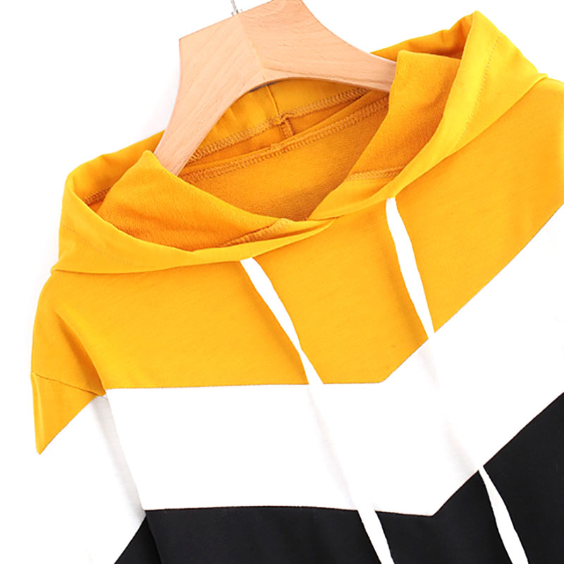 Multi Color Patchwork Hoodies